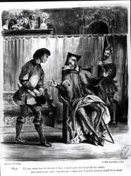 Mephistopheles and the Pupil, from Goethe